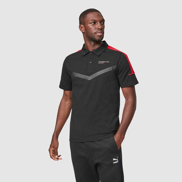 Logo Polo 2025 - Porsche Motorsport - Black L - Porsche Motorsport