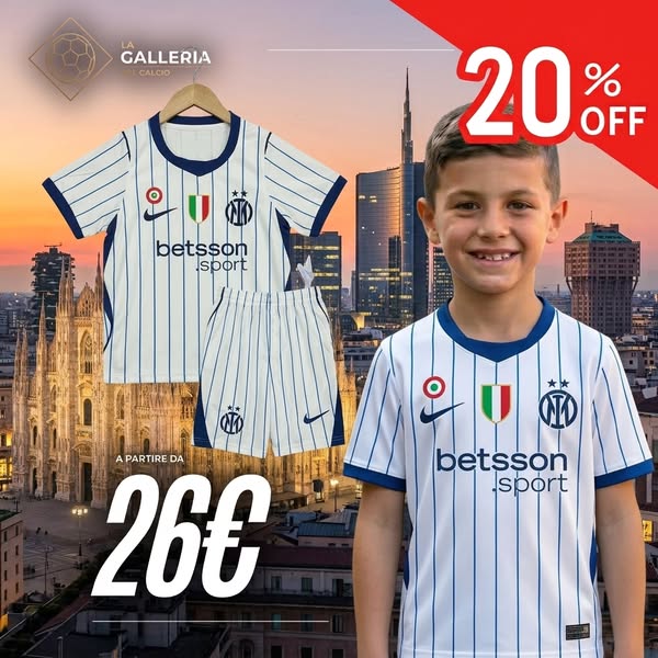 ARRIVATI I NUOVI KIT BABY INTER 2026-27!