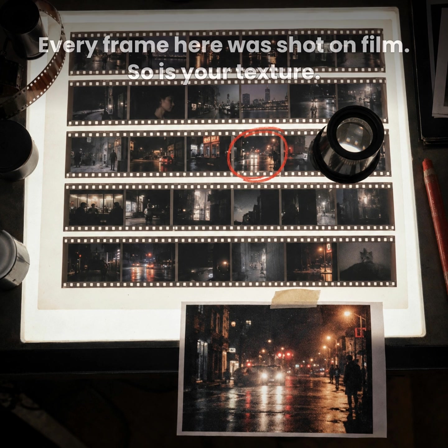 Make it look shot, not rendered — $49