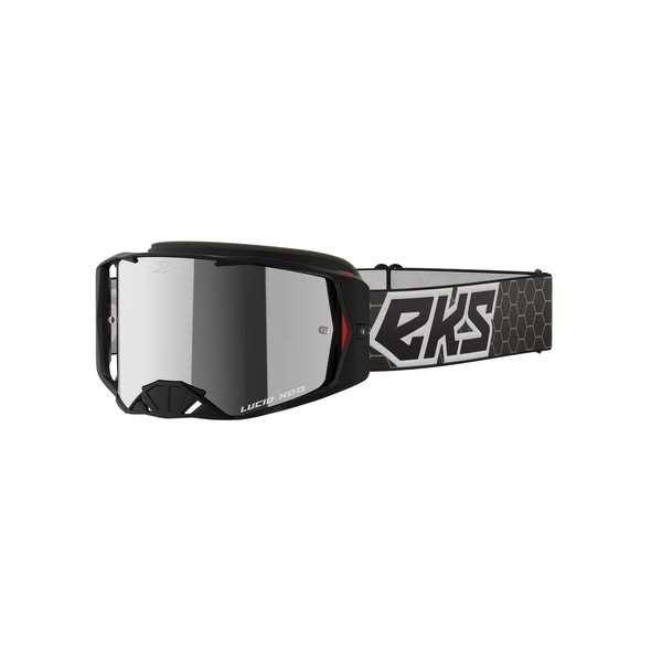 Lucid Goggle (Black/White) Silver Mirror