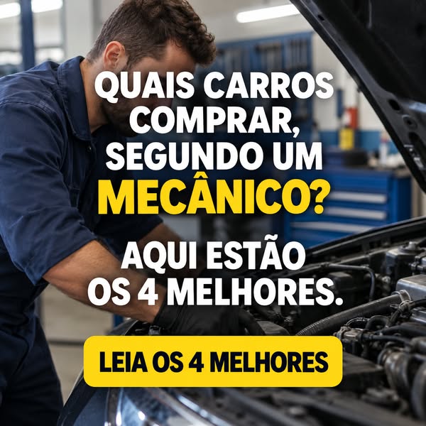 Quais carros comprar? As 4 melhores escolhas do meu mecânico