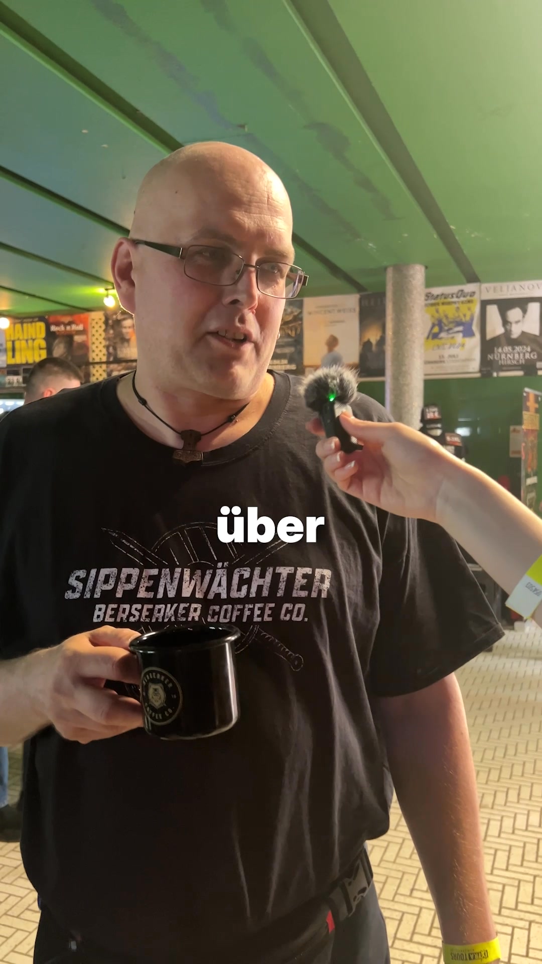 Kaffee, der ballert