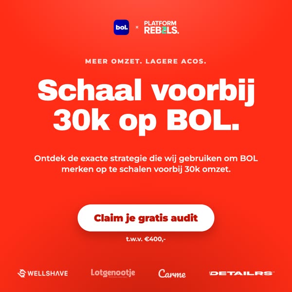 Gratis bol.com ads audit | Schaal naar €100k+