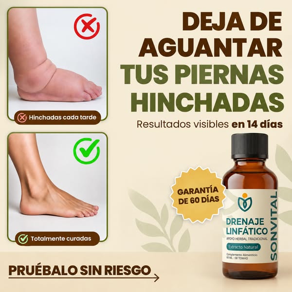 ¿Harta de la hinchazón de piernas?