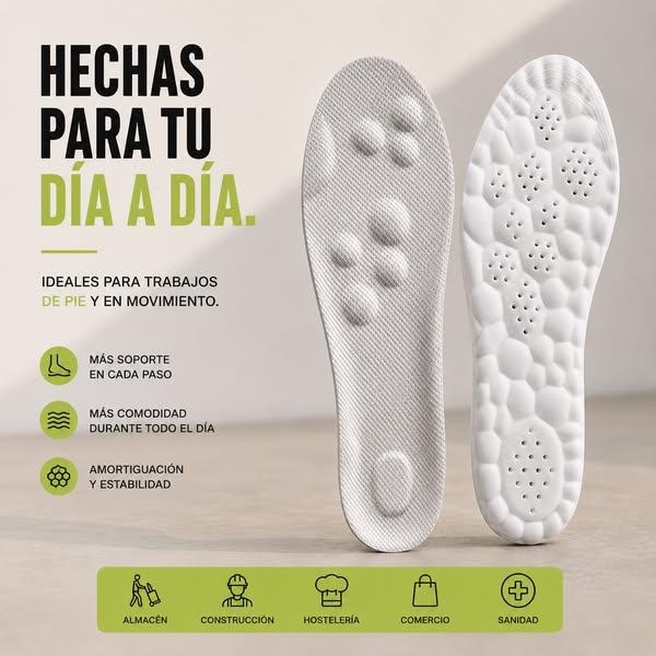 Ideal si trabajas muchas horas de pie