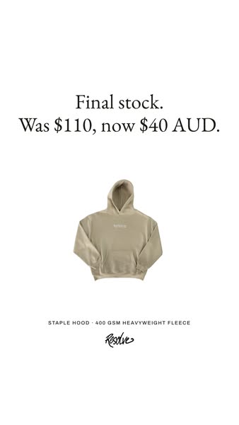63% OFF STAPLE HOOD