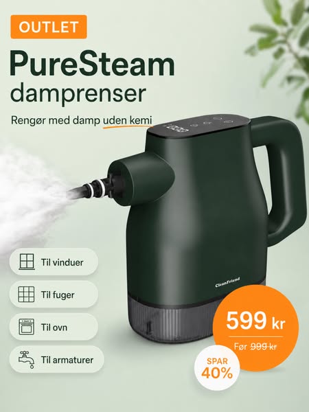PureSteam™ til kun 599 kr.