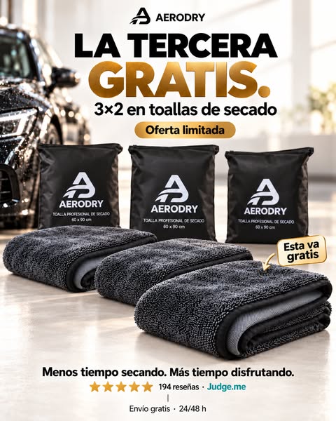 3x2 en TOALLAS + ENVIO GRATIS
