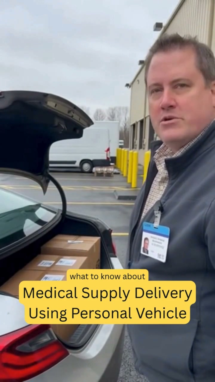 Learn About Medical Supply Delivery Using a Personal Vehicle