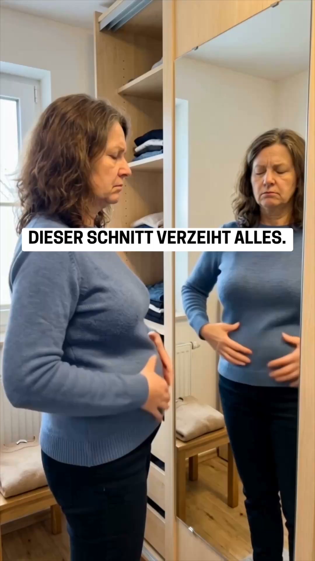 DIESER SCHNITT VERZEIHT ALLES.