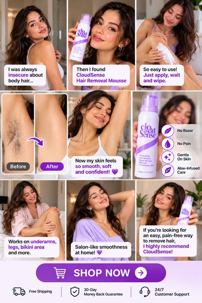Pain-Free Hair Removal Mousse