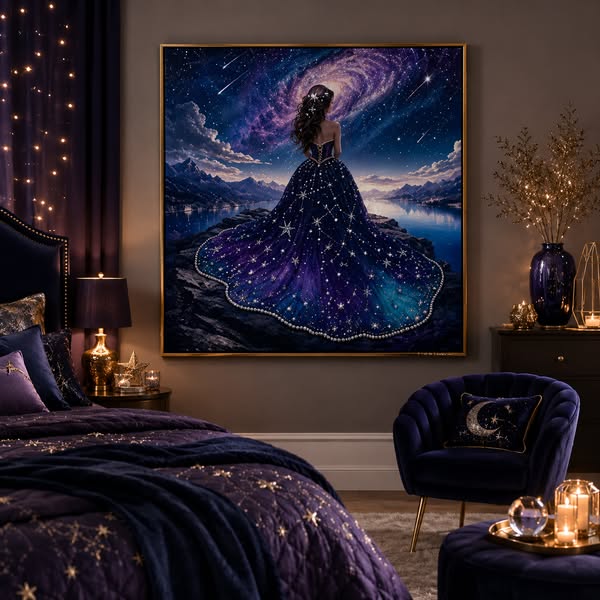 Peinture Diamant La Demoiselle — Créez l'élégance avec vos mains !