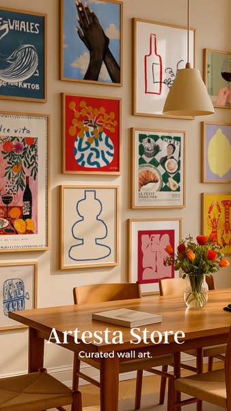 Curated Wall Art.
