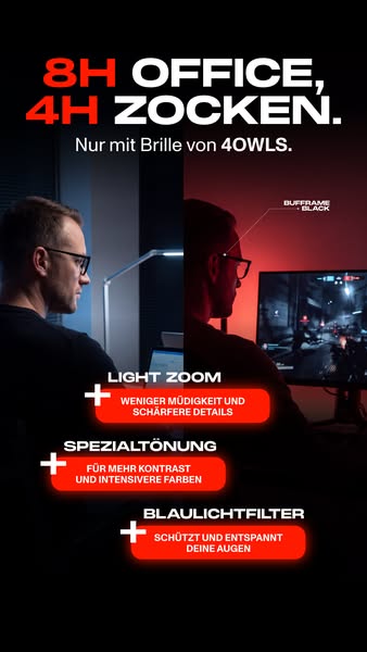 4 OWLS Gaming Brillen