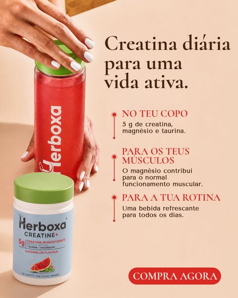 Ainda achas que a creatina é só para bodybuilders?