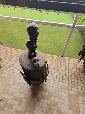Ancien Tonneau Africain Décoratif artisanal remarquable pièce très rare. | eBay