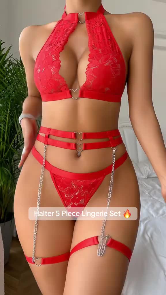 Sexy Lace Solid Color Lingerie