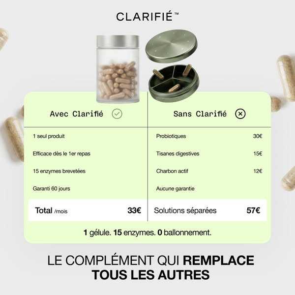 Digérez mieux dès le 1er repas