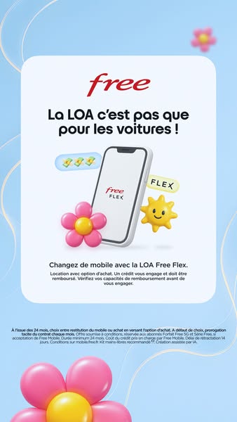 Changez de mobile avec la LOA Free Flex