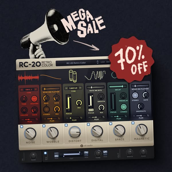 Don't miss out on our RC-20 Retro Color Mega Sale - 70% off!