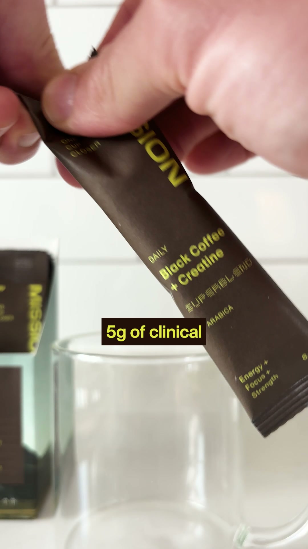 Never forget your creatine again. 5g, right in your coffee.