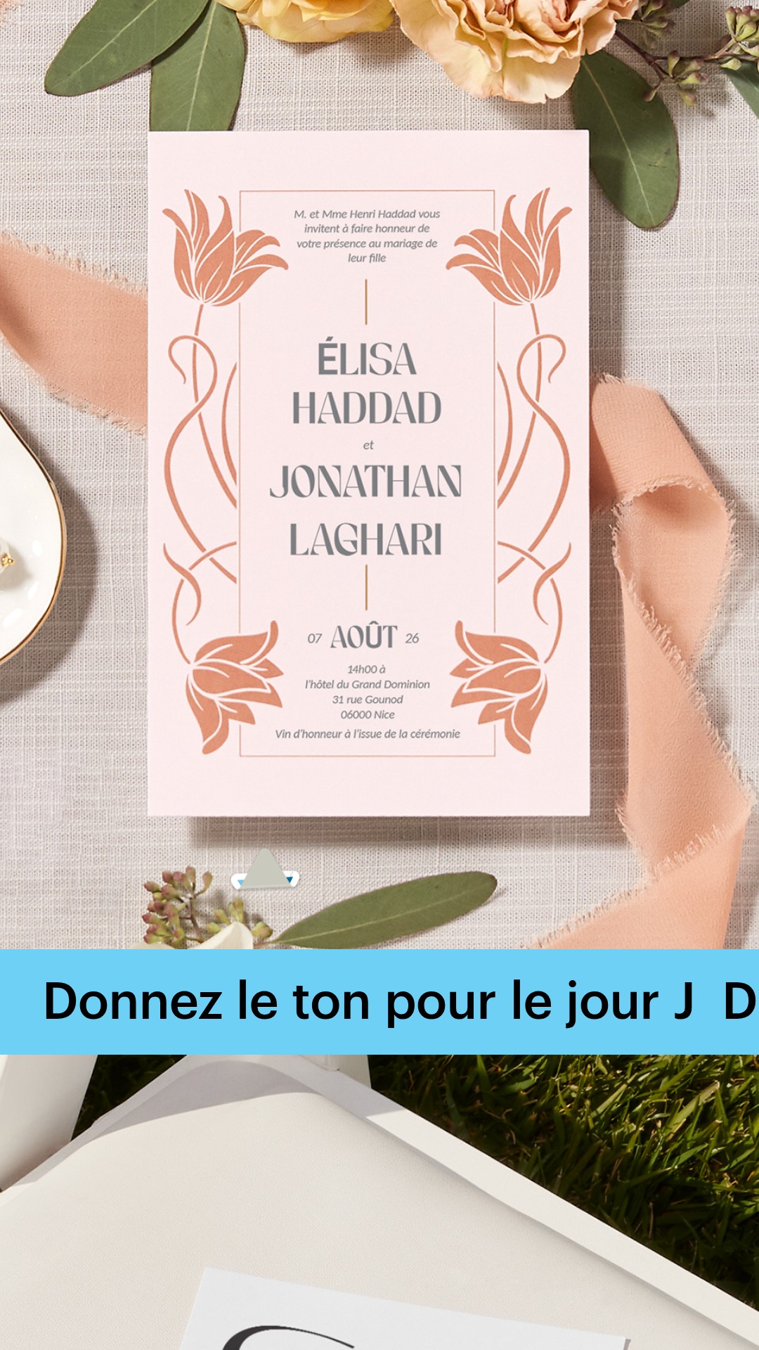 Les invitations parfaites à prix doux