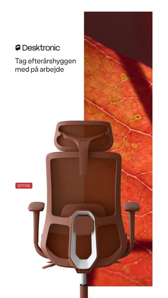 Hyggeligt efterår, bedre skrivebord