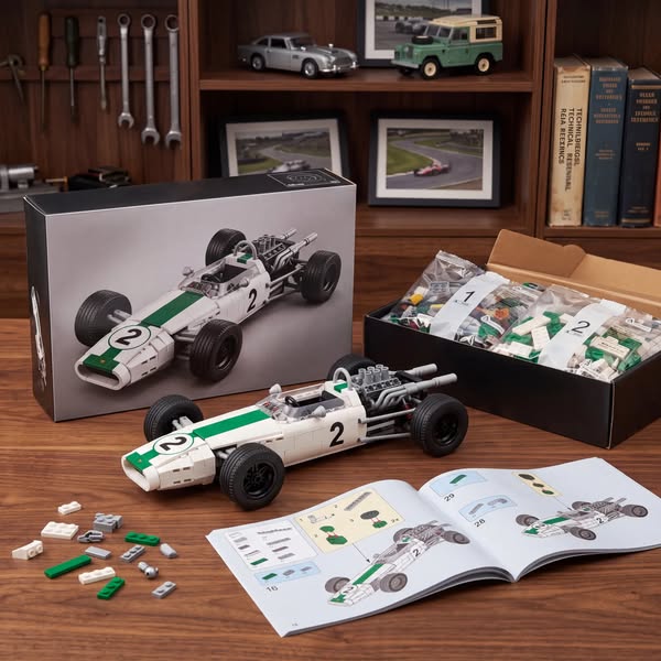1966 Vintage Grand Prix Racing Car Building Set – 60th Anniversary Tribute