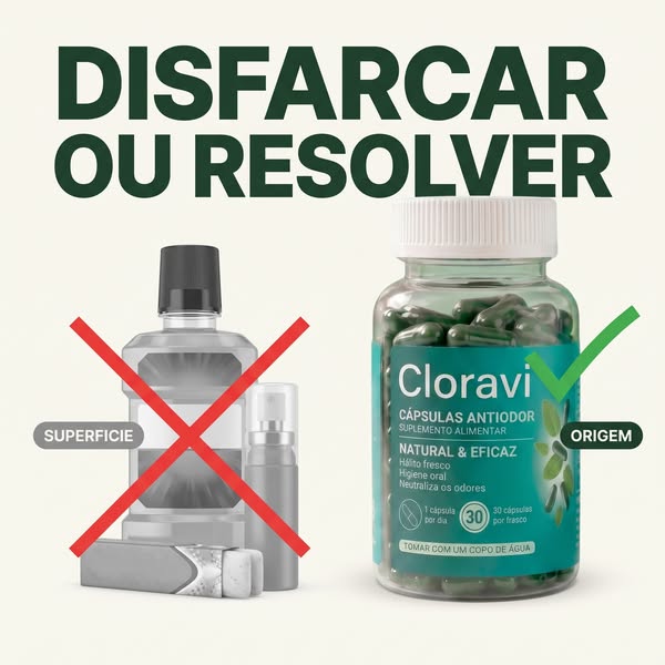 A pastilha disfarça, A Cloravi trata.