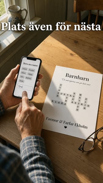 Plats även för nästa barnbarn