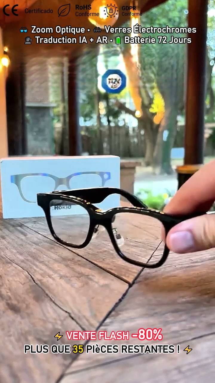 Lunettes Intelligentes Tout-en-Un | Dès 48€ ! (Stock très limité : 35 restants)
