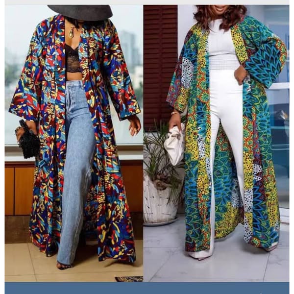 African Print Kimono