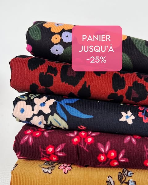 Panier Tissus à -25%