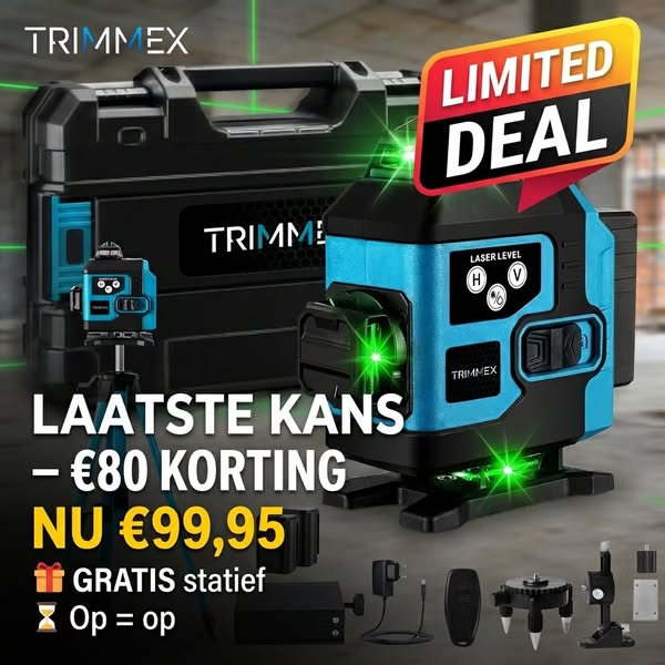 Tijdelijk inclusief gratis statief