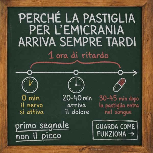 Il problema non è la pastiglia. È che arriva tardi