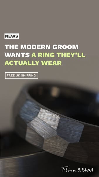 Textured Wedding Rings With Personality