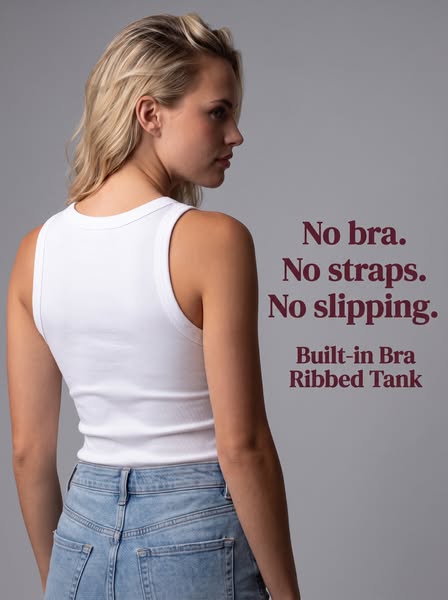 No Bra? No Problem. This Tank Has It Built In.