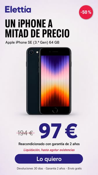iPhone SE por 97 €