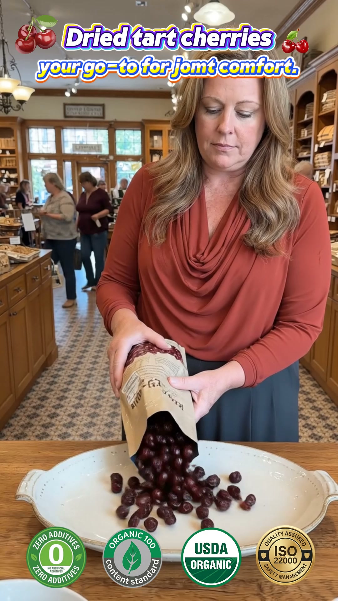 Soft Stairs? Drop the Cookies. Try Whole Montmorency Tart Cherries