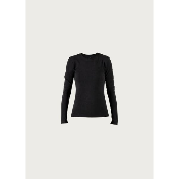 Gunver Rib Tee - Irongrey Melange