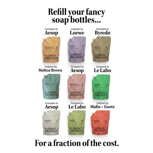 Element Brooklyn | Eco-Luxury Refills for Home & Body