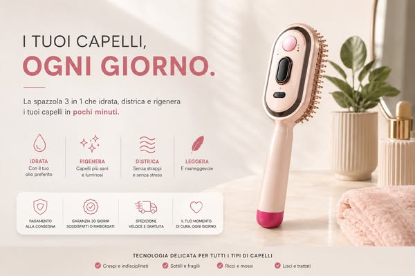 Capelli perfetti in pochi minuti,senza fatica