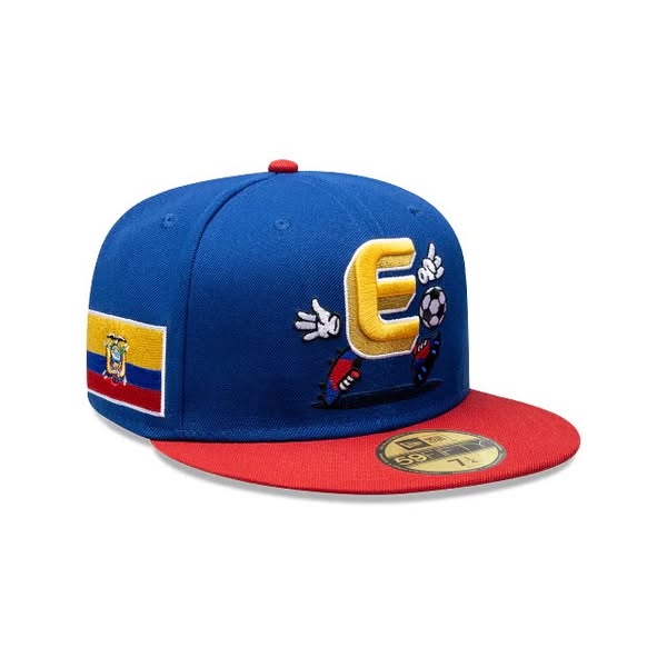 NEW ERA 2026 WORLD CUP ECUADOR CARTOON FOOTBALL 59FIFTY CLOSED