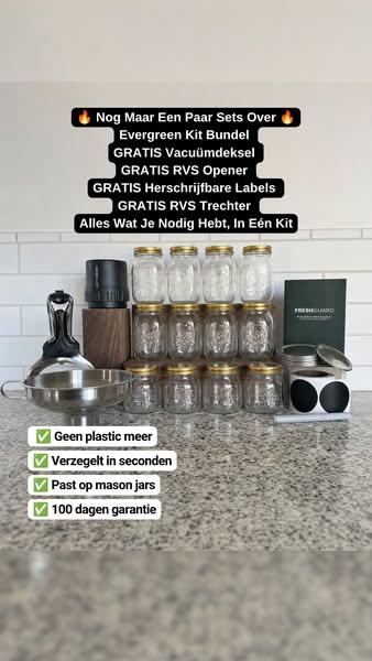 Je eten. Nog steeds vers. Dagen later.