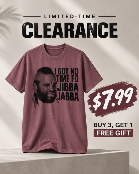 CLEARANCE SALE — $7.99!