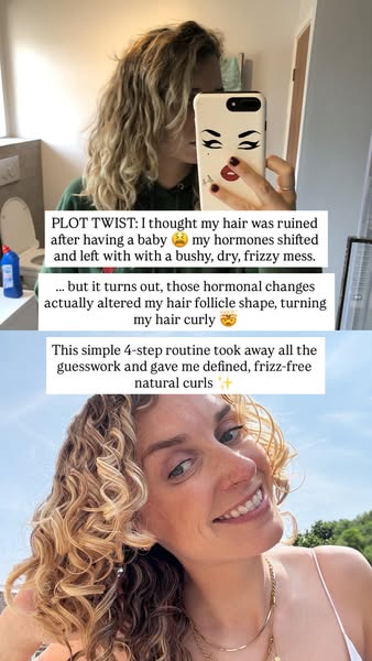 Frizzy hair after having a baby? Let us explain!
