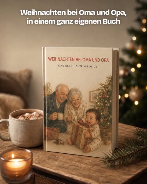 Erstelle das Weihnachtsbuch deines Kindes