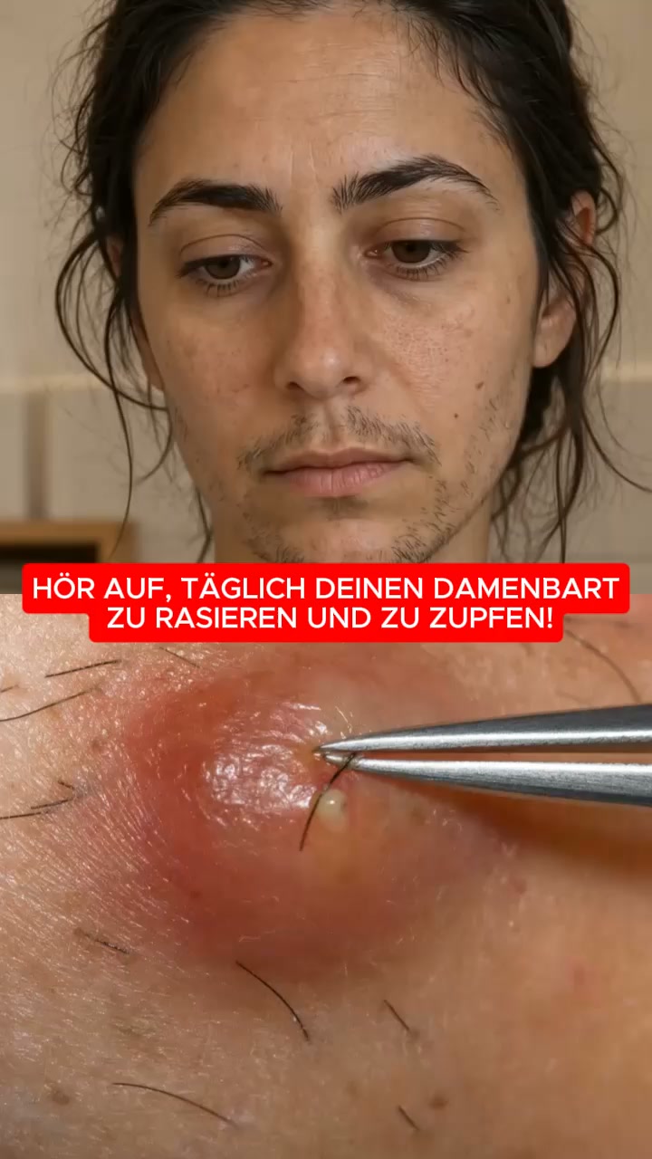 Damenbart? Hör auf zu rasieren, zupfen oder Lasern!