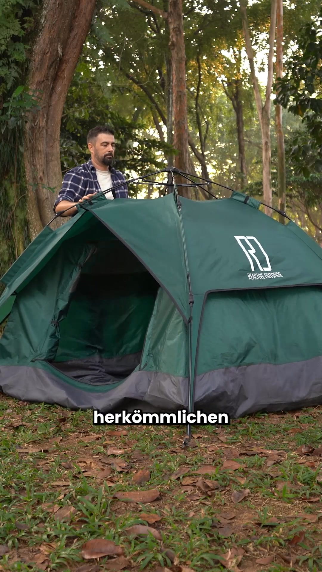 Das erstaunliche 3-Sekunden-Zelt zum Schnellaufbau!