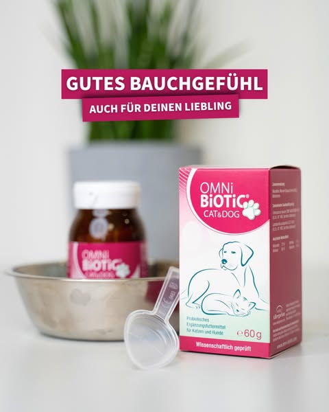 Anúncio de OMNi-BiOTiC CAT & DOG
